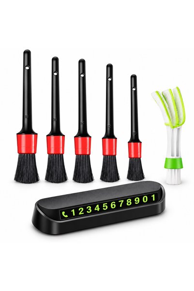 Busstier Park Maintenance – Park Numbering and Car Cleaning Brush Set