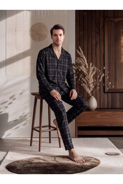 Over Sleep by Poleren Interlock Fabric Men's Pajama Set