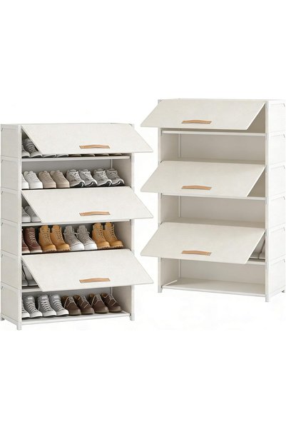 Generic Shoe Rack 7-Tier Shoe Storage with removable shelves,Standing Shoe Ca...