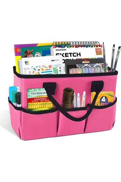 Generic Desktop Tote Organize, Teacher Helper Tote Bag Organization for Arts