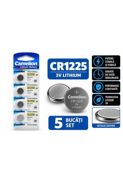 CAMELİON Baterie LI-ION CR 1225, 5buc/set