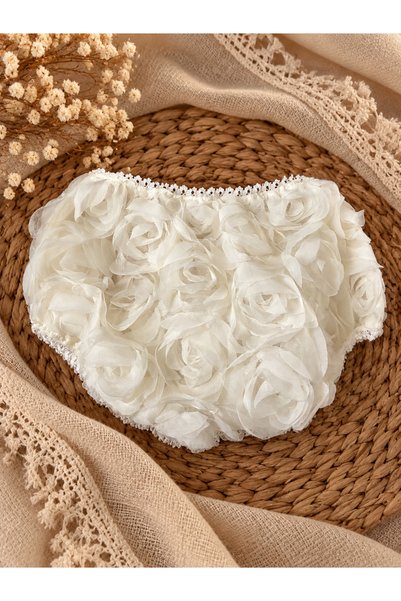 Honeybeeatelier Patterned fabric-covered underwear to wear under a dress