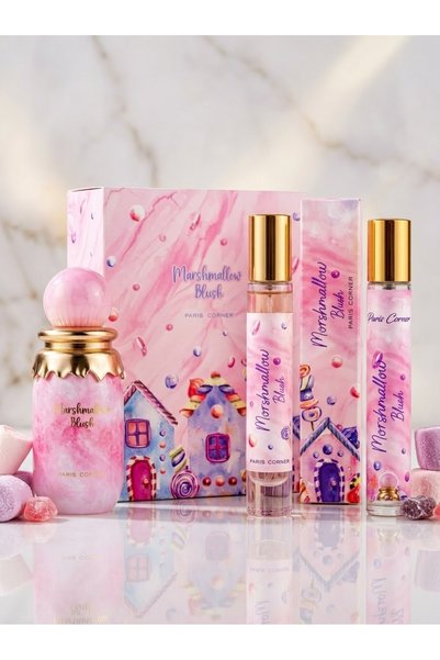 Paris Corner Marshmallow, 100 ml + Marshmallow, 35 ml ,Apă de parfum, Femei