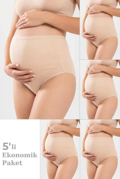 Wintoup Delux Serisi İç Kadınlar Hamile Lohusa Külot 5'li Paket