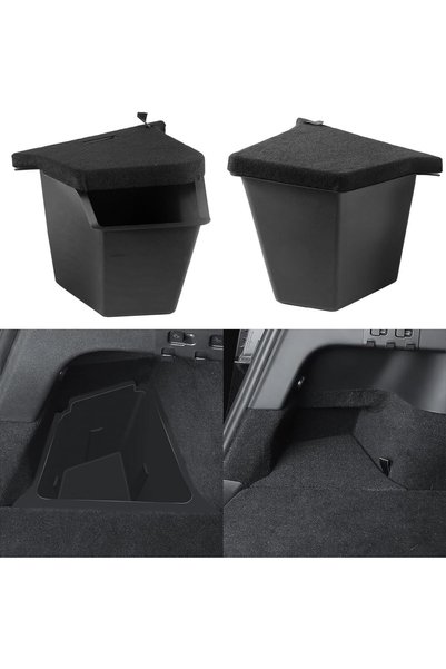 Generic 2PCS Rear Trunk Storage Bins with Lids for Tesla Model 3 2024-2026, T...
