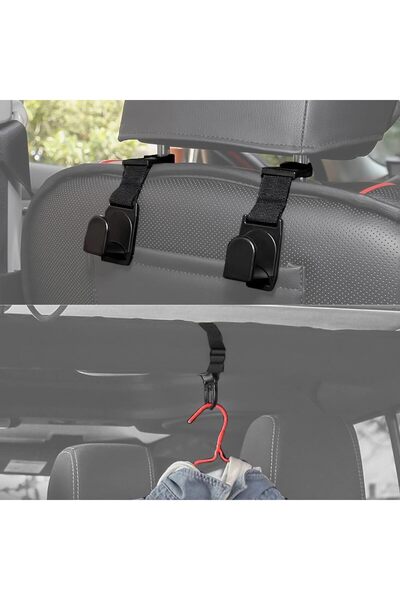 Generic 4-Pack Roll Bar Coat Hanger Clothes Hook & Seat Headrest Hook Hanger ...