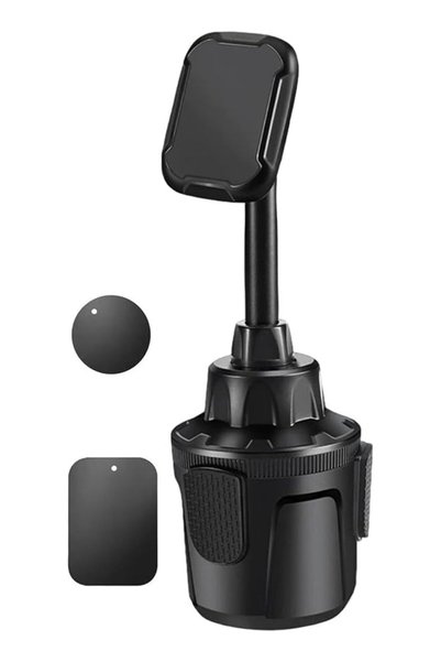 The Bros Car Cup Holder Phone Mount, Universal Flexible Base, Magnetic Stand,...