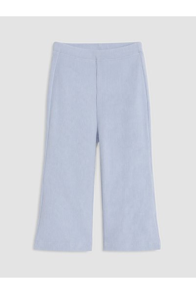 LC Waikiki Peak New Season Blue Girls' Leggings with Elastic Waist