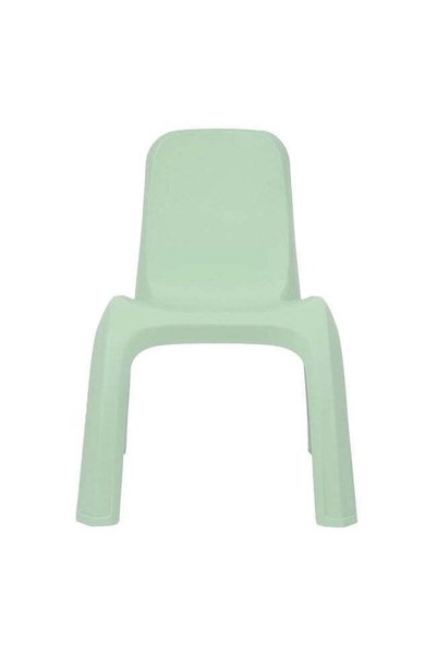 SHOPIENS Scaun din plastic verde fistic mat fara brate pentru copii 38x44x52 ...