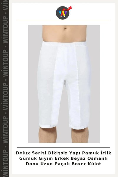Wintoup Deluxe Series Stitch-Free Cotton Underwear for Everyday Wear—Men's Wh...