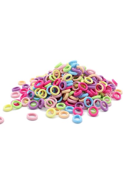 Generic 100 Pieces Hair Ties for Baby Girls – Elastic Hair Bands for Babies a...