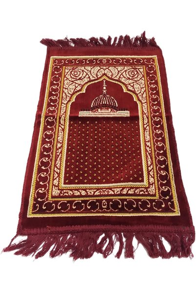 Generic Child Small Prayer Mat Praying Rug Light Weight Portable Folding Pray...