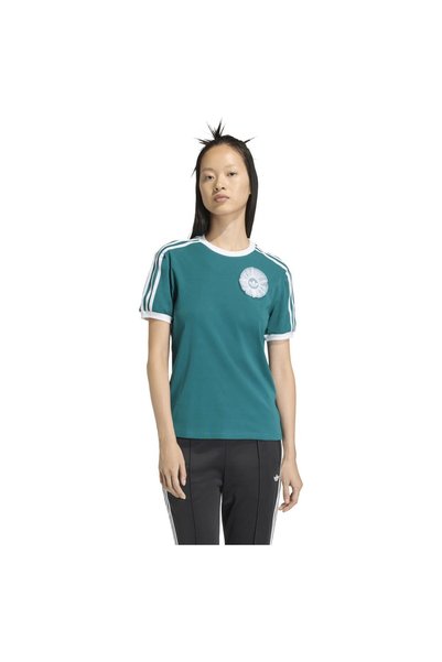 adidas Γυναικείο t-shirt με δαντέλα και λογότυπο