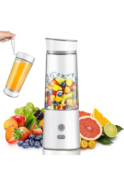 Generic Portable Electric Blender Cup, Rechargeable Juicer, 6 Stainless Steel...