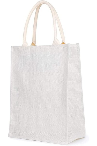 Generic - Jute Tote Shopping Bag | Eco-friendly Reusable Grocery Bags | Water...