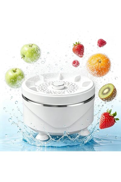 Generic آلة غسيل الفواكه والخضروات، جهاز تنظيف فعال ومحمول لتنظيف الفواكه وال...