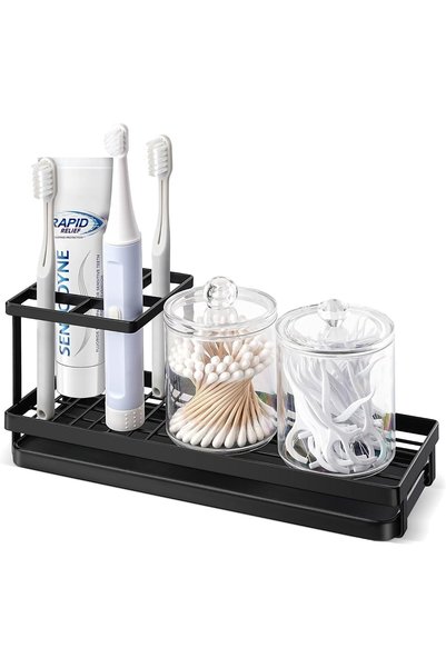 Generic Toothbrush Holders for Bathrooms, 4 Slots Rustproof Metal Tooth Brush...