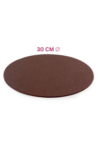 DECORA Cake Disc - BROWN - Ø 30 CM - 3 mm thick