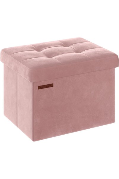 Generic Storage Ottoman, Foldable Small Ottoman Foot Rest, 12.2 x 16.1