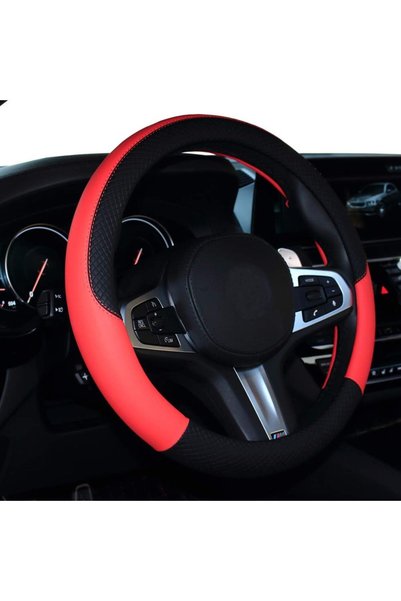 Generic Car Steering Wheel Cover, Leather, Universal 15 Inch Fit, Anti-Slip &...