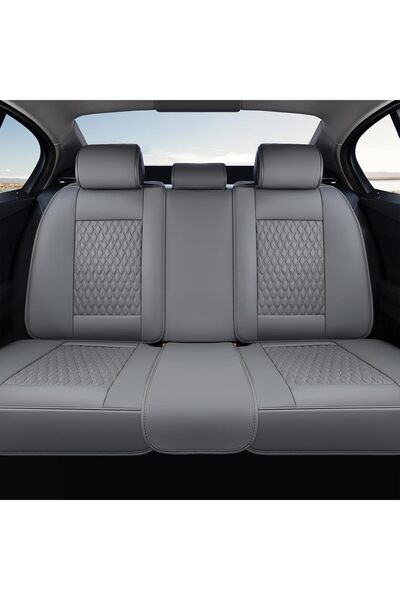 Generic Rear Seat Covers, Leather Back Seat Cover for Car, Universal Waterpro...