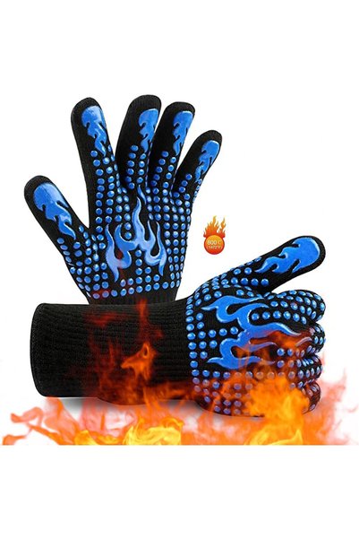 Generic Heat Resistant Gloves for Hair Styling, Anti-slip, 2 Pcs