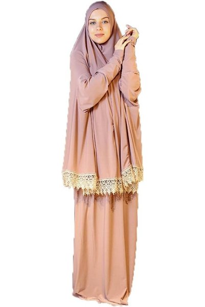 Generic Women's Muslim One Piece Prayer Dress for Women Abaya Dress Islamic M...