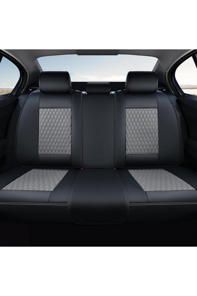 Generic Leather Rear Seat Covers for Cars, Waterproof Back Seat Cover, Univer...