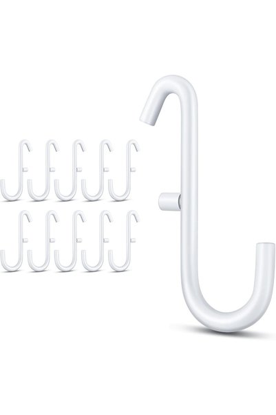 Generic 10 Pcs Pegboard Hooks Pegboard Accessories Metal Storage Tool Keys Je...