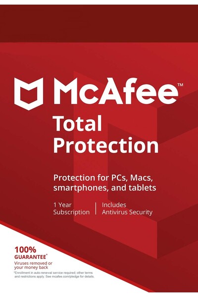 McAFEE Protecție totală pentru 10 dispozitive – Licență electronică