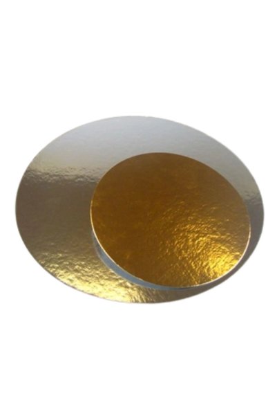 Fun Cakes Set 3 buc Disc tort GOLD/SILVER - ROTUND - 30CM