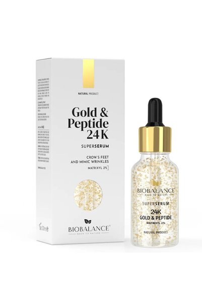 Biobalance Ser Bio Balance Gold & Peptide 24K, pentru fermitate și efect anti...