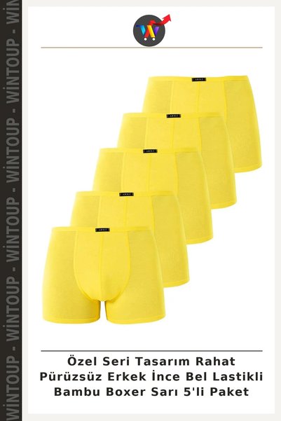Wintoup Special Edition Design: Comfortable, Soft, Men's Bamboo Boxers with T...