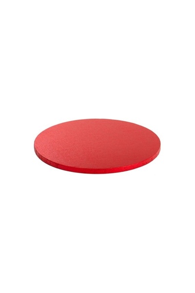 DECORA Cake Drum-Roșu-Ø 30cm cu 1,2 cm