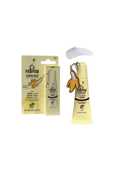 Dr. PAWPAW Balsam de buze Banana Balm, hidratant, 10 ml