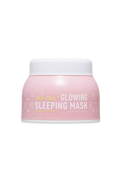 Look at me Mască de noapte Glowing Sleeping Mask, AHA + BHA, cu efect de nete...