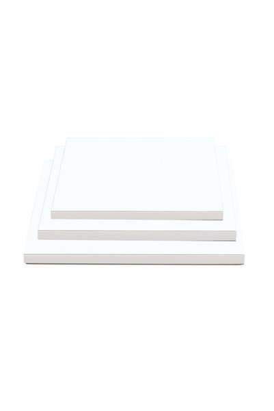 DECORA Cake Drum square-White-30 x 30 cm with 1.2 cm thickness