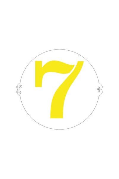 DECORA Cake template Number 7 - 25 cm