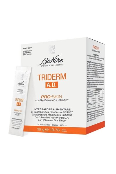 BioNike Supliment alimentar Triderm A.D. Pro Skin, pentru piele, păr și unghi...