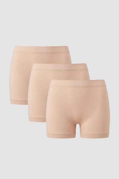 Wintoup Custom-Made Women's Stitch-Free Seamless Boxers, 3-Pack, Lightweight,...