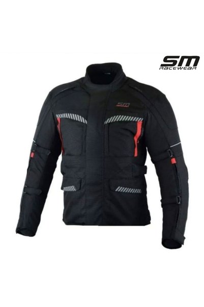 SM Racewear Geaca moto textila Highland - 4 Sezoane, Impermeabila si Ventilat...