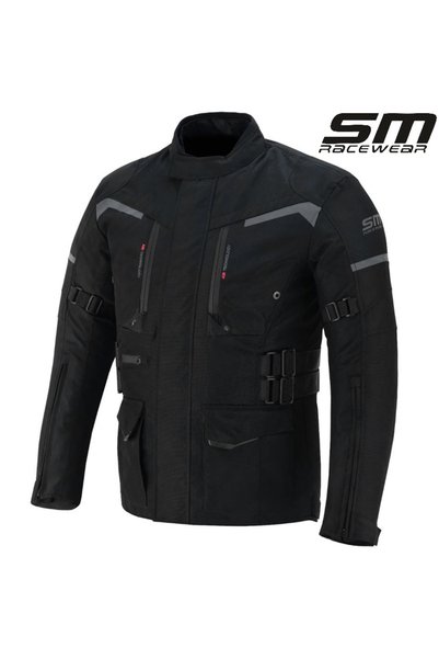 SM Racewear Geaca moto textila Highland II - Barbati - 4 Sezoane - Impermeabi...