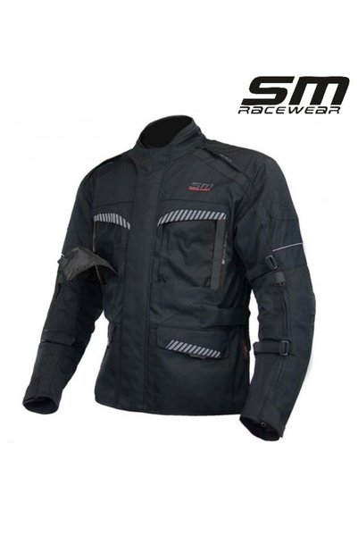 SM Racewear Geaca moto textila Highland - 4 Sezoane, Impermeabila si Ventilat...