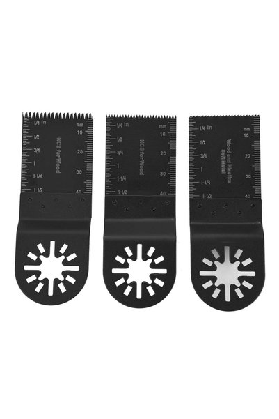 LUOCUTE 38Pcs Oscillating Multitool Saw Blade Set Wood Plastic