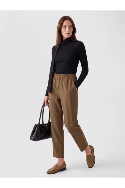 LC Waikiki LCW Grace Khaki Straight-Leg Standard & Regular Women's Pants—The ...