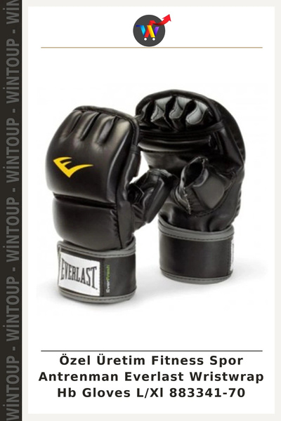Wintoup قفازات Everlast Wristwrap Hb للتمارين الرياضية واللياقة البدنية، إنتا...