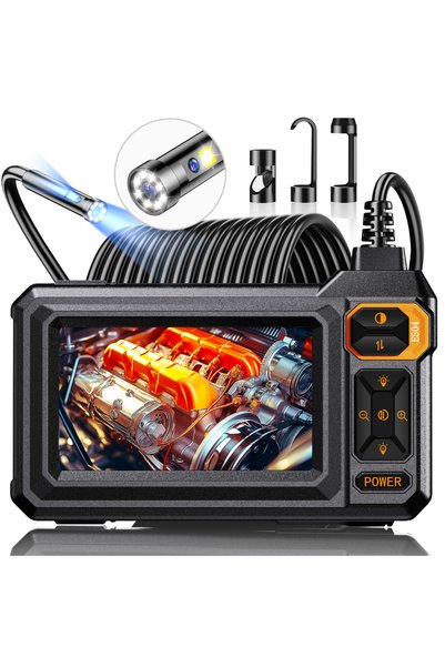 Choice 5m Dual Lens Borescope Dual Lens Endoscope with Light 4.3" IPS 1920P H...