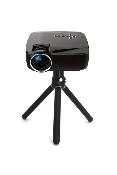 Choice Black Mini Projector Tripod 360° Rotatable Adjustable Height for HY300...
