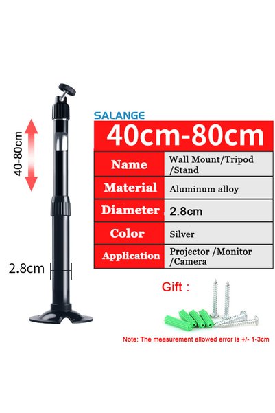 Choice 40-80cm Salange Projector Stand Universal Projector Ceiling Bracket Wa...