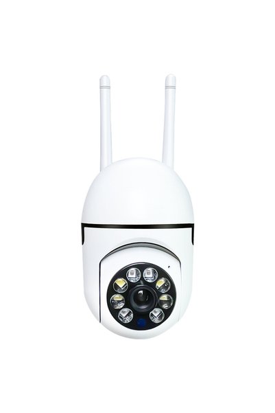 Choice White Security Camera 1080P HD Camera 355° Surveillance Camera Night V...